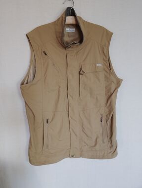 Columbia Omni-Shade Sun Protection Fishing Hiking Vest Men’s Size XL